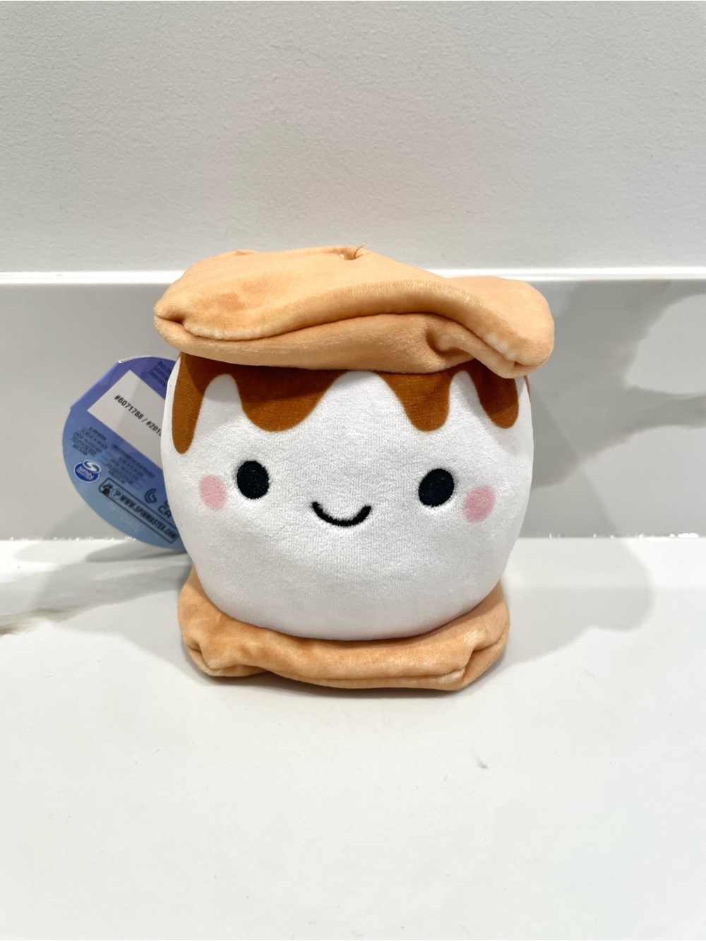 🟠5/$25 NEW Cheeky Chonks Toasty Buns Reversible S’mores Plush Toy